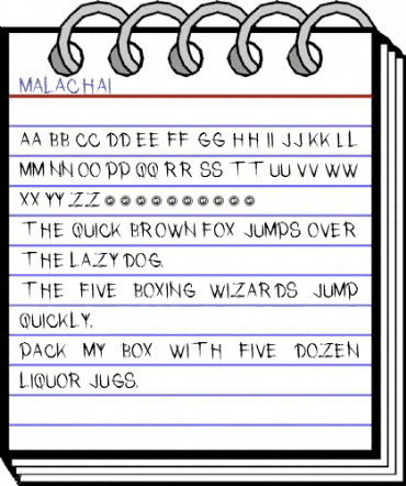 Malachai Regular animated font preview Malachai Regular animated font preview