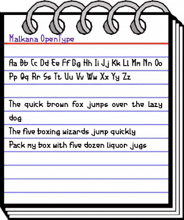 Malkana Regular animated font preview Malkana Regular animated font preview