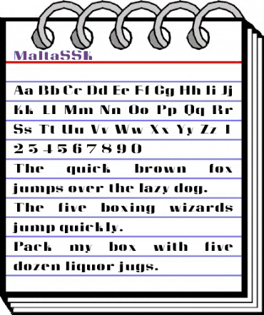 MaltaSSK Regular animated font preview MaltaSSK Regular animated font preview