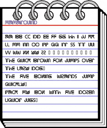 MamaRound Regular animated font preview MamaRound Regular animated font preview