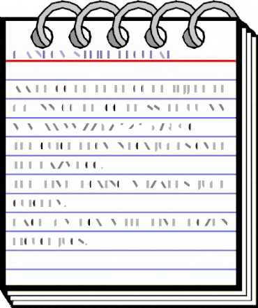 Manbow Stripe animated font preview