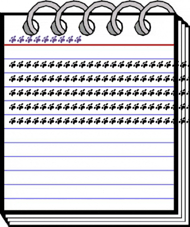 Mar Lizzy Regular animated font preview