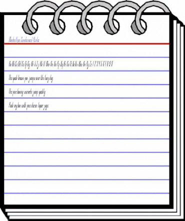 Marbellya Cond Italic animated font preview