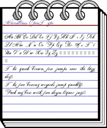 Marcellines Regular animated font preview