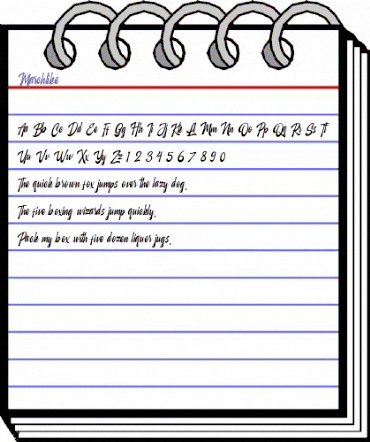 Marchlike Regular animated font preview