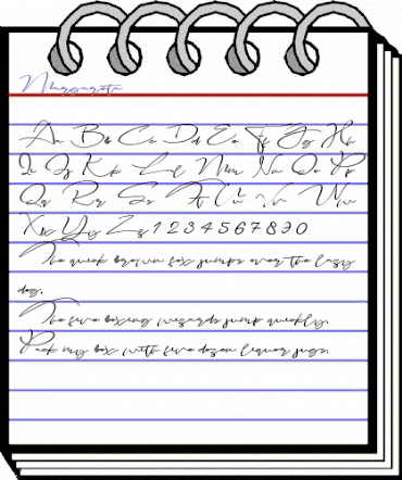 Margareta Regular animated font preview