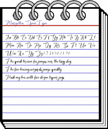 Margetha Regular animated font preview Margetha Regular animated font preview