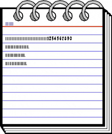 Mariam Linotype Regular animated font preview