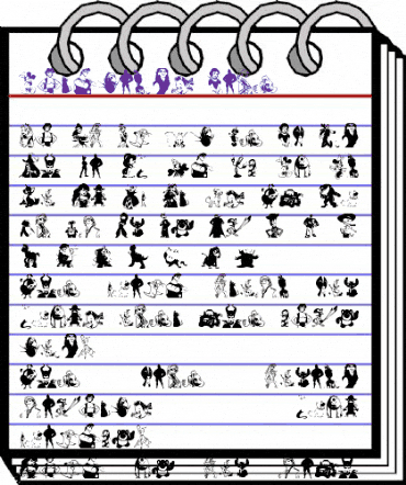 Markdings Five Regular animated font preview