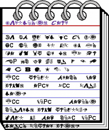 Markdings Four Regular animated font preview