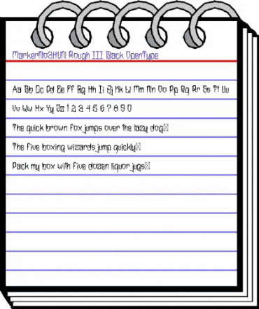 MarkerNo3HUN Rough III Black animated font preview MarkerNo3HUN Rough III Black animated font preview