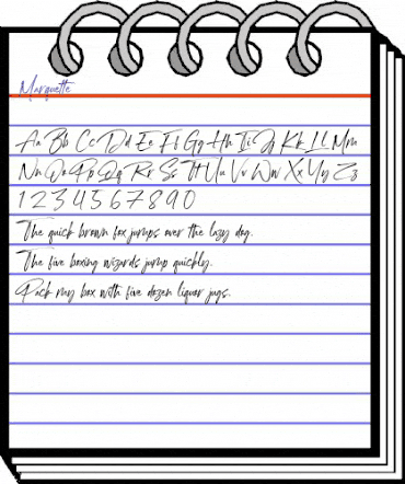 Marquette Regular animated font preview Marquette Regular animated font preview