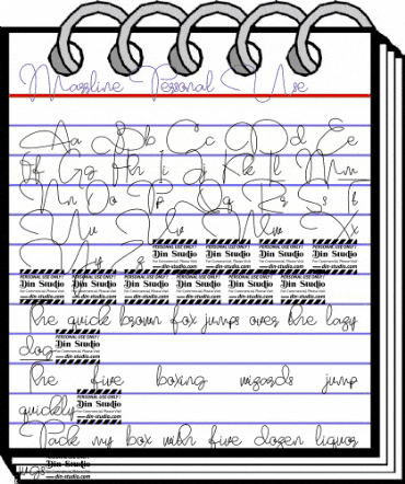 Marrline Personal Use Regular animated font preview