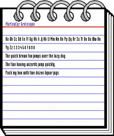 MartenCyr Medium animated font preview