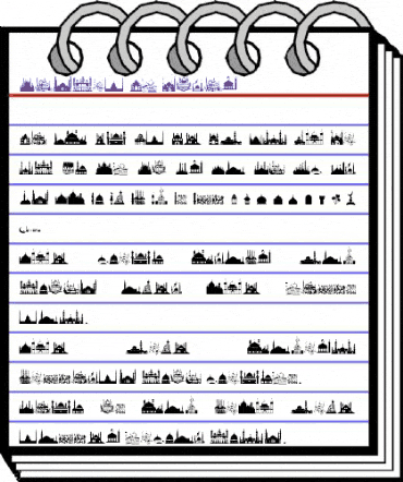 Masjid Al Imran Regular animated font preview
