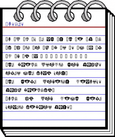 Maskes Regular animated font preview