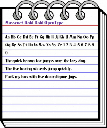 Massenet Bold Bold animated font preview Massenet Bold Bold animated font preview