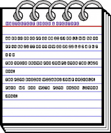 Mastertext Regular animated font preview