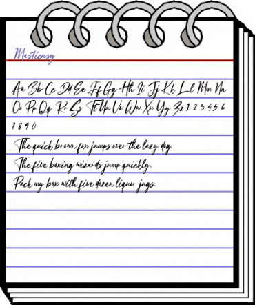 Masticusy Regular animated font preview