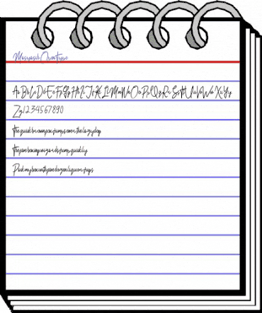 Masyasih Regular animated font preview