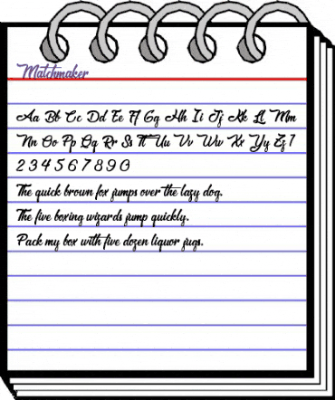 &Matchmaker Regular animated font preview &Matchmaker Regular animated font preview