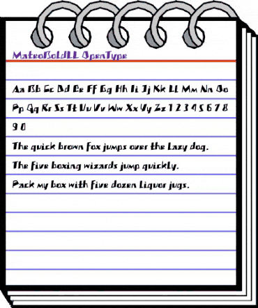 MateoBoldLL Regular animated font preview MateoBoldLL Regular animated font preview