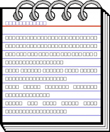 Math Regular animated font preview