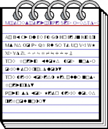 Mathematical Pi 6 animated font preview Mathematical Pi 6 animated font preview