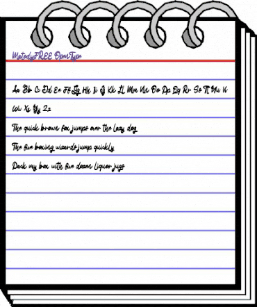 Matody FREE Regular animated font preview