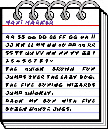 Maxi Marker Regular animated font preview Maxi Marker Regular animated font preview
