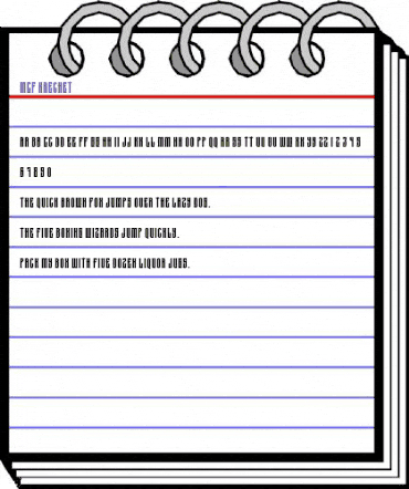 MCF krechet Regular animated font preview