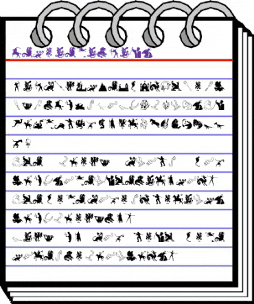 MediaevalBats Regular animated font preview MediaevalBats Regular animated font preview