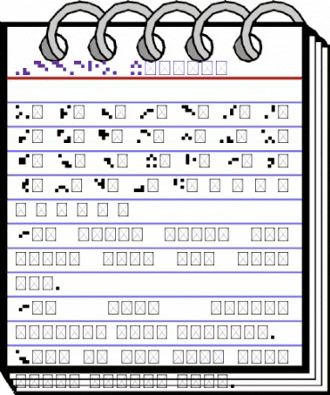 MEEKSA Regular animated font preview