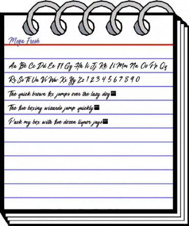 Mega Fresh - Demo Regular animated font preview