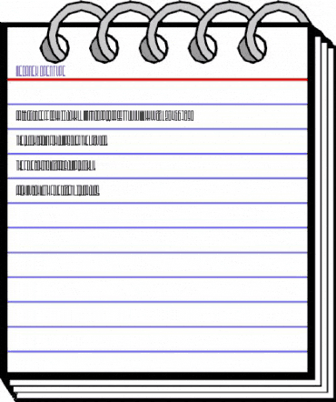 Meganek Regular animated font preview