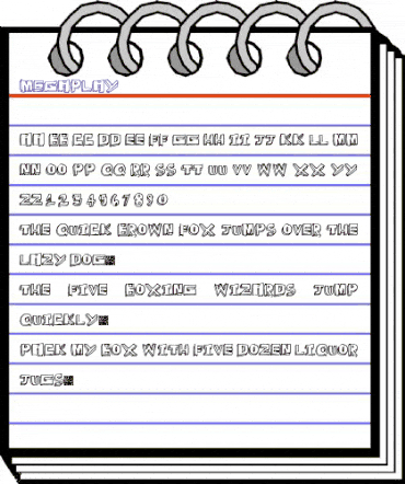 MegaPlay Regular animated font preview