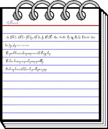 Mekhasant Regular animated font preview