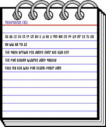 Mellifluous FREE Regular animated font preview