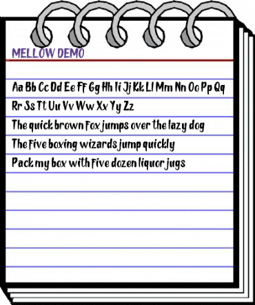 Mellow Demo Regular animated font preview