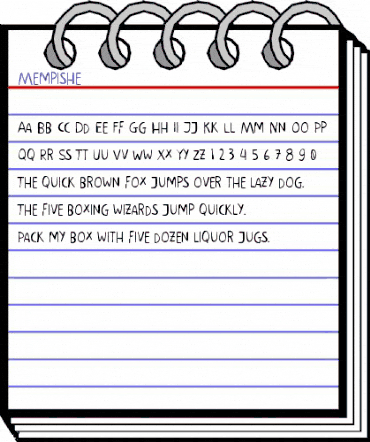 Mempishe Regular animated font preview