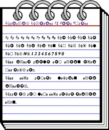 Mercury Numeric G1 Bold Italic animated font preview