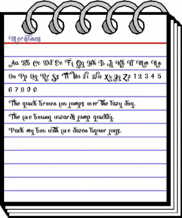 Meristmas Regular animated font preview