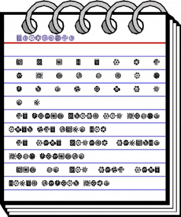 Mesoglyphs Regular animated font preview
