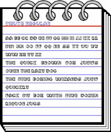 Meute Regular animated font preview