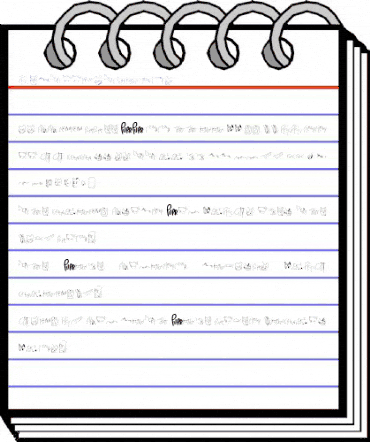 Mew Too CatDings Regular animated font preview