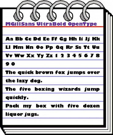 Gill Sans Ultra Bold animated font preview Gill Sans Ultra Bold animated font preview