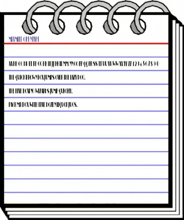 MiamiEF Regular animated font preview MiamiEF Regular animated font preview