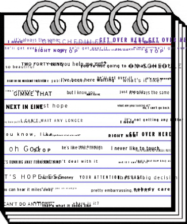 Microphone Regular animated font preview