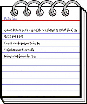 Midellion Demo Regular animated font preview Midellion Demo Regular animated font preview