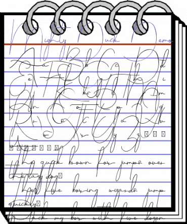 Mighty Duck Demo Regular animated font preview